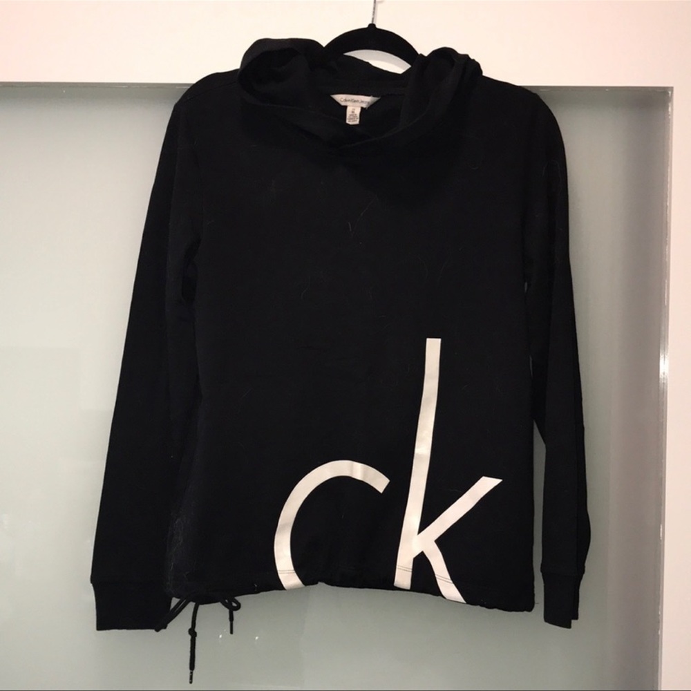 Calvin Klein | Lightweight Drawstring Waist Hoodie - image 1